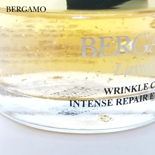 2 Pieces BERGAMO Luxury Gold Wrinkles Care Intensive Repair Eye Creams Fine Lines Skin