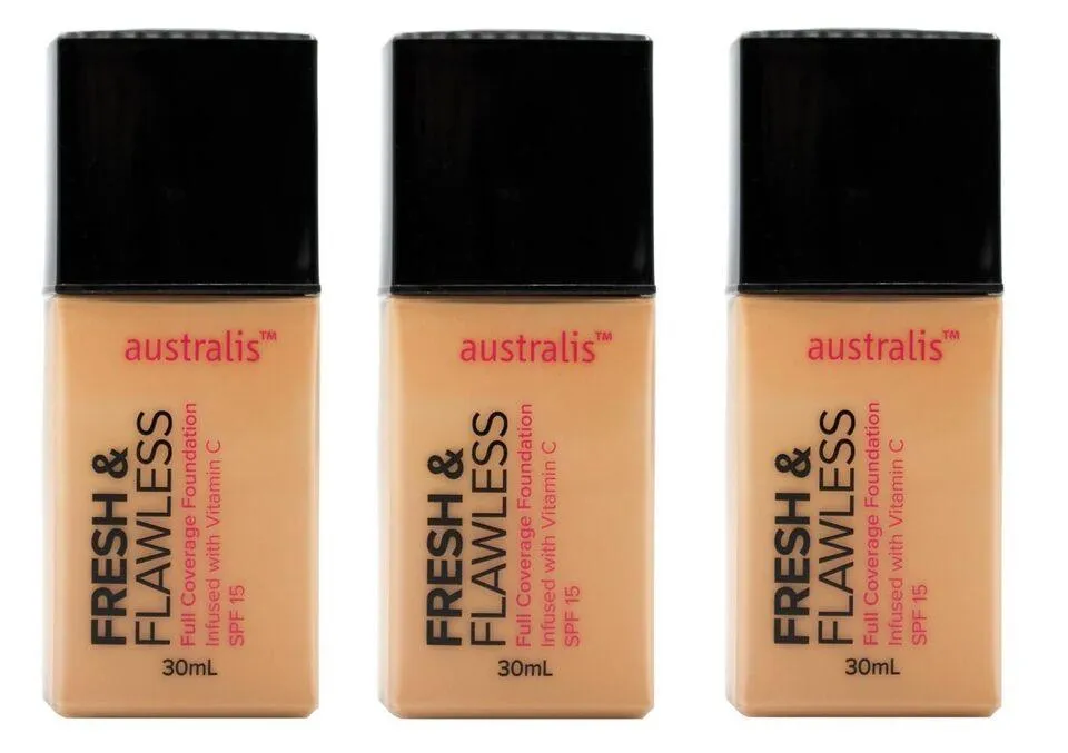 Australis Fresh & Flawless Full Coverage Foundation Fawn