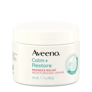 Aveeno Calm   Restore Redness Relief Cream, Face Moisturizer, 1.7 oz