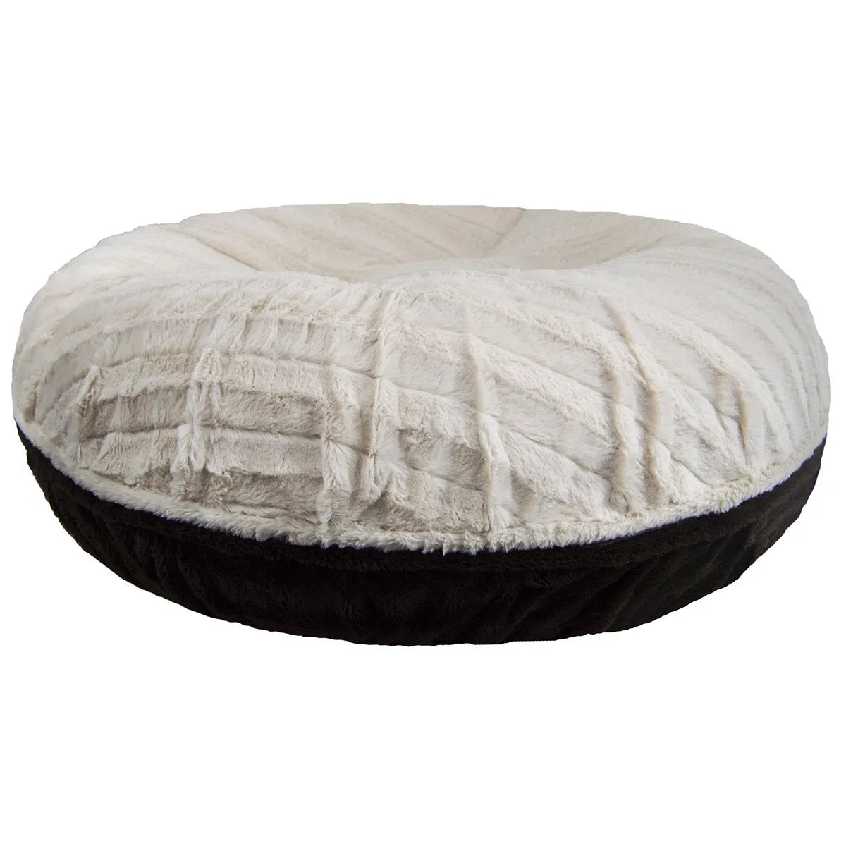 Bagel Dog Bed Natural Beauty/Godiva Brown