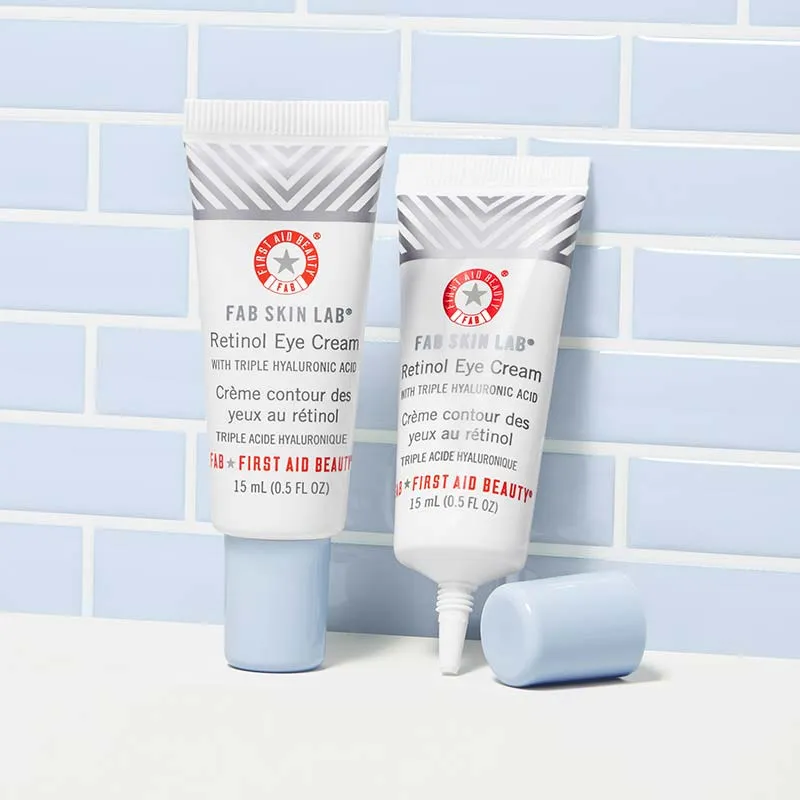 First Aid Beauty Skin Lab Retinol Eye Cream With Triple Hyaluronic Acid