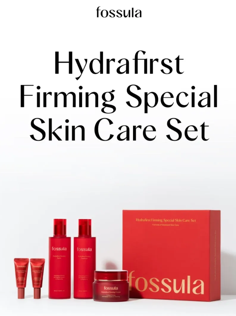 Fossula Hyadrafirst Firming Special Skin Care Set Moisture Anti Wrinkles Elasticity