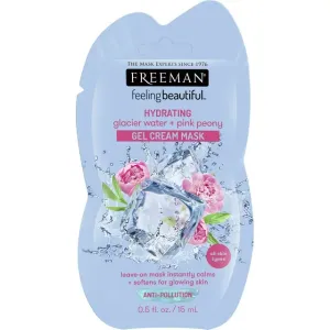 Freeman Hydrating Glacier Water & Pink Peony Gel Cream Facial Mask 15ml