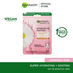 GARNIER SKINACTIVE HYDRA BOMB SHEET MASK SOOTHING