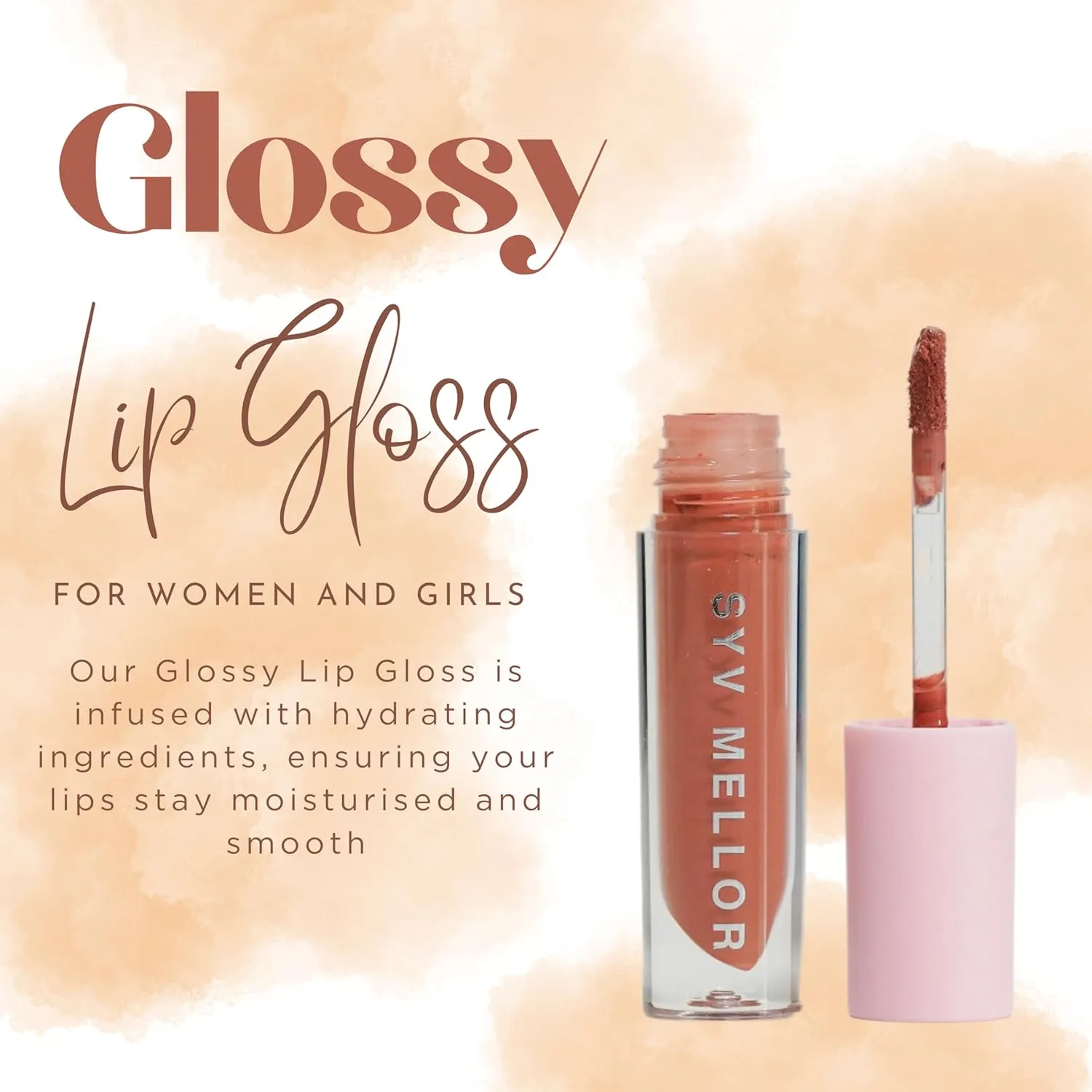 Glossy Lip Gloss Non-Sticky Hydrating Lips Glow Long Lasting High Shine Lip Glosses for Women and Girls Creates Fuller Lips & Plumper Pout - Vintage