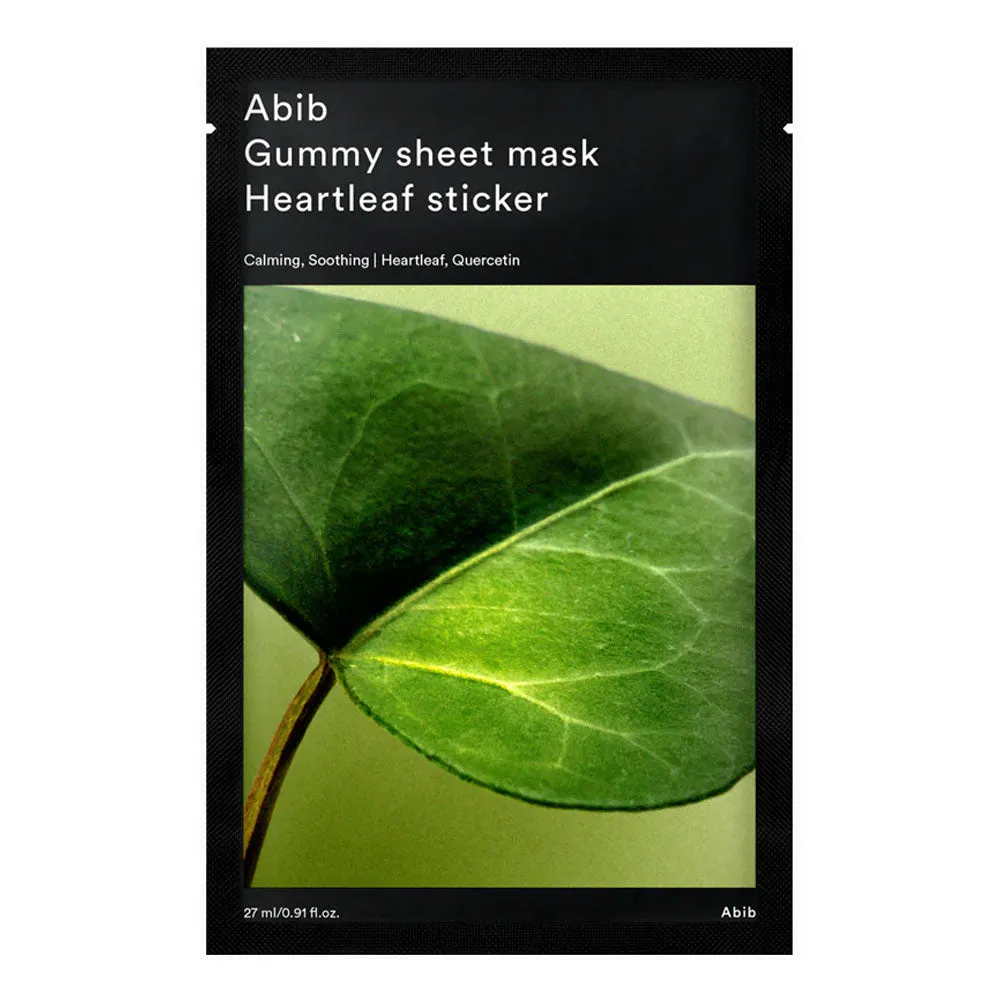 Gummy Sheet Mask Heartleaf Sticker