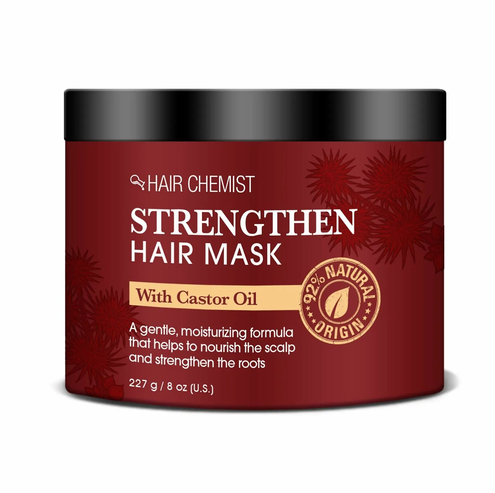 Hair Chemist Strengthen Hair Mask with Castor Oil 8 oz. (3-PACK)