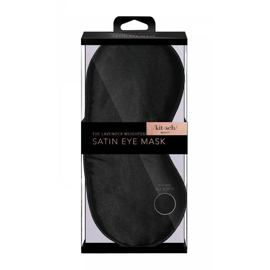 Kitsch Lavender Weighted Satin Eye Mask