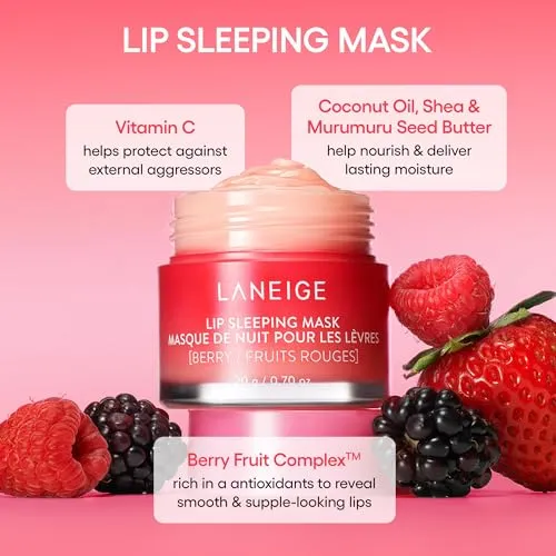 LANEIGE Lip Sleeping Mask Berry: Nourish, Hydrate