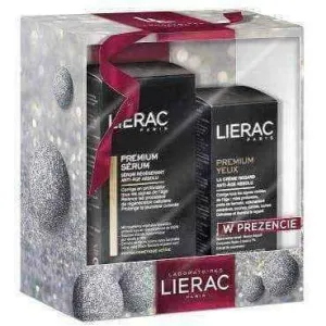 LIERAC Premium Intensive Regenerating Serum 30ml   Premium Anti-aging Eye Cream 15ml Free!