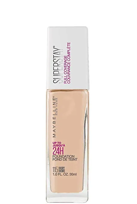 MAYBELLINE - Super Stay Full Coverage Liquid Foundation Ivory - 1 fl oz (30 ml)