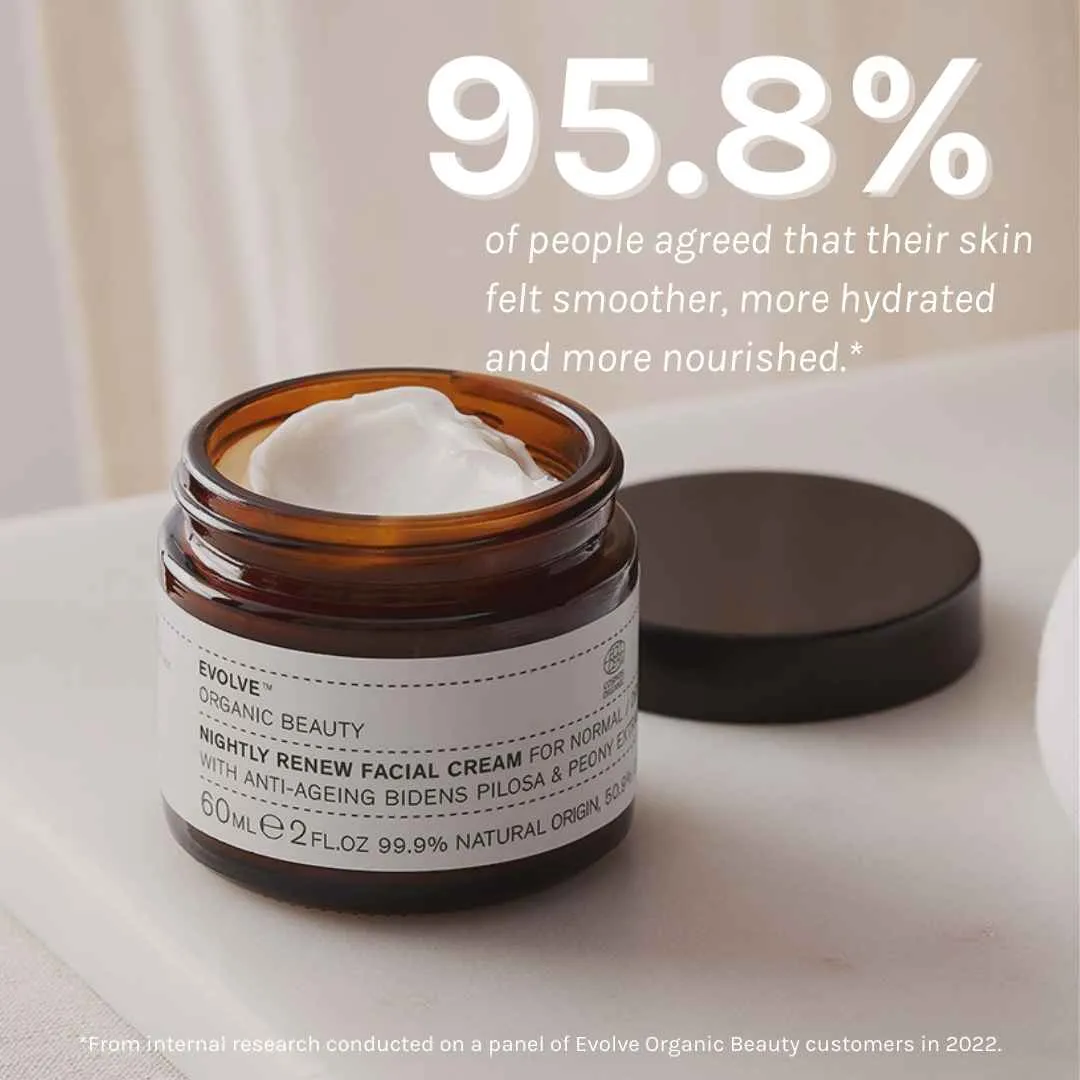 Nightly Renew Facial Cream - Evolve Organic Beauty