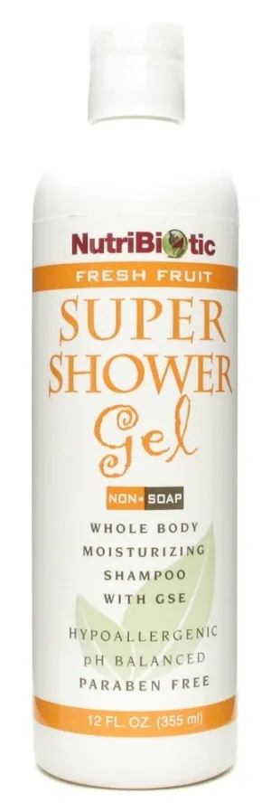 Nutribiotic Shower Gel - Fresh Fruit Scent 12 oz Gel