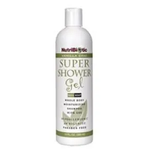 Nutribiotic Shower Gel - Vanilla Chai Scent 12 oz Gel