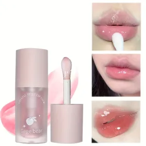 Peach Lip Jelly Oil Moisturizing Plumping  Perfect for Valentines