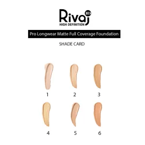 Rivaj HD Pro Longwear Matte Full Coverage Foundation