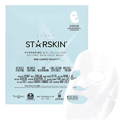 STARSKIN Red Carpet Ready - Hydrating Coconut Bio-Cellulose Second Skin Face Mask