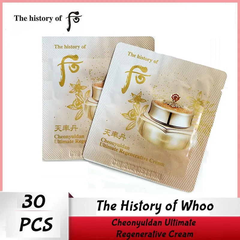 The History of Whoo Cheonyuldan Ultimate Regenerative Cream 1ml x 30/60/90/120pcs