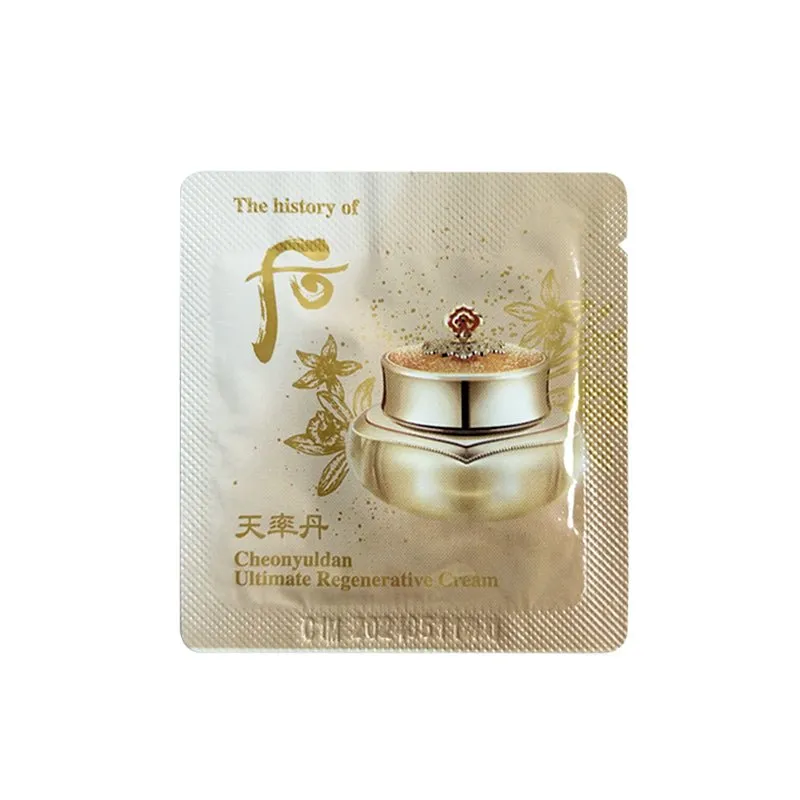 The History of Whoo Cheonyuldan Ultimate Regenerative Cream 1ml x 30/60/90/120pcs